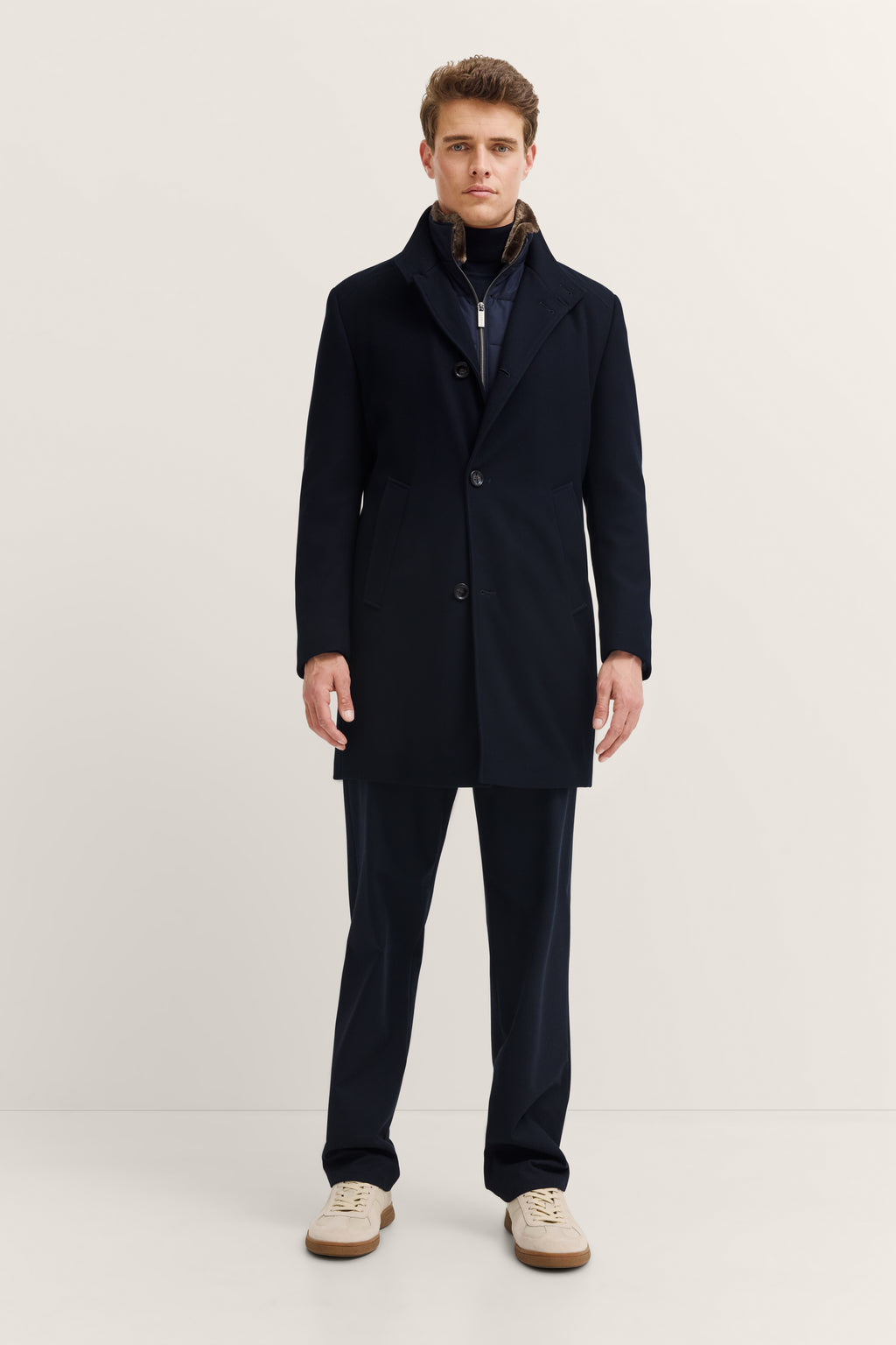 Cappotto Blu BUGATTI 84220 390 Uomo 