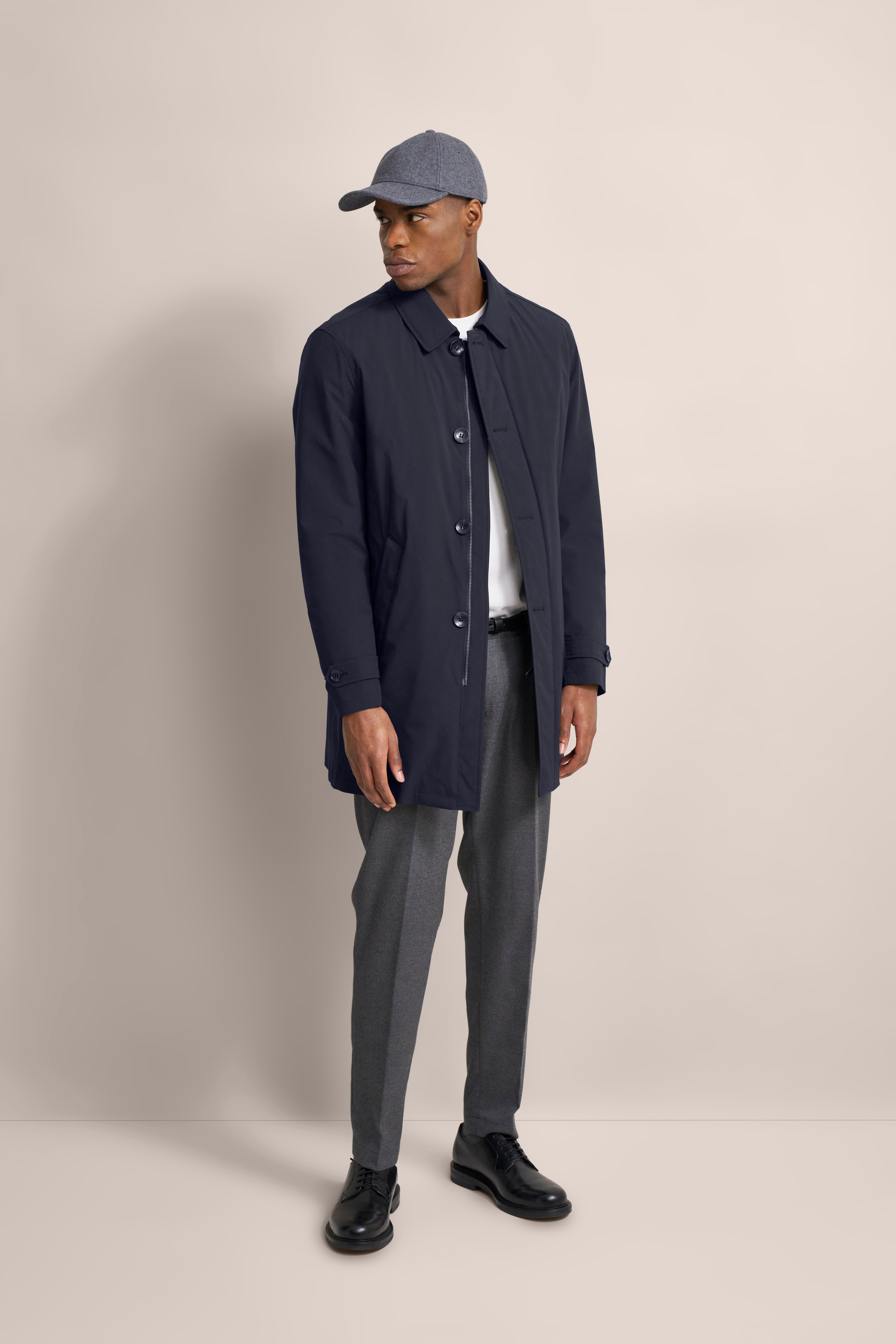 Trench Blu BUGATTI 99010 390 Uomo 