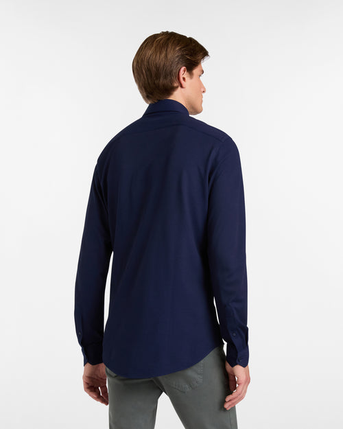 Camicia Blu HARMONT&BLAINE CNP001I 836 Uomo 