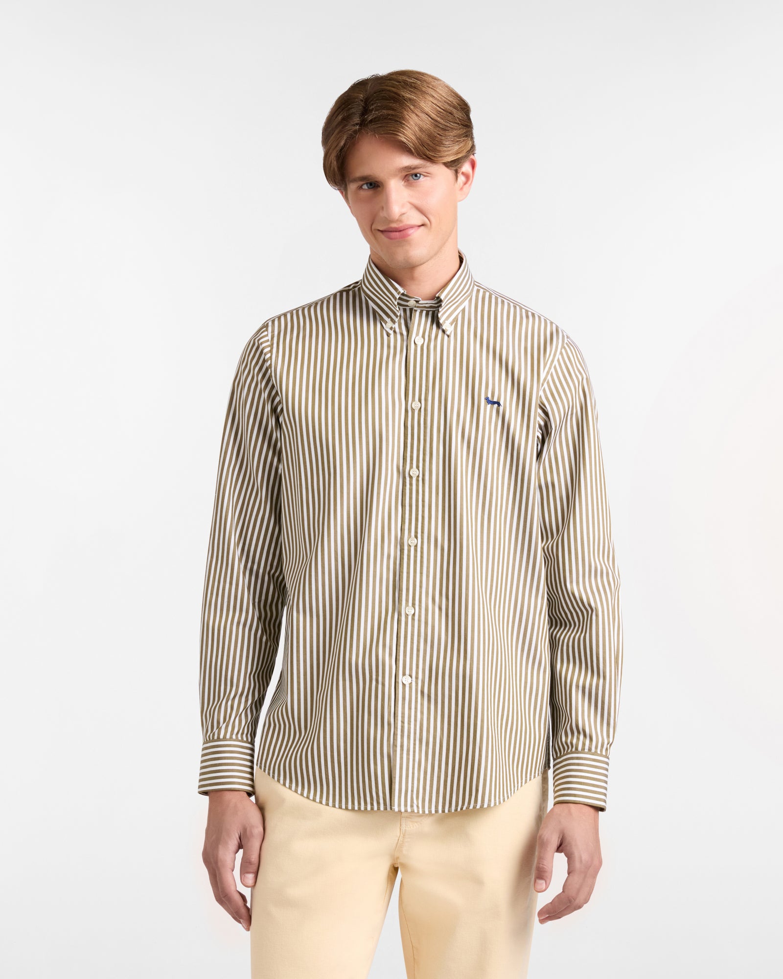Camicia Verde HARMONT&BLAINE CRP001013477B 613 Uomo 