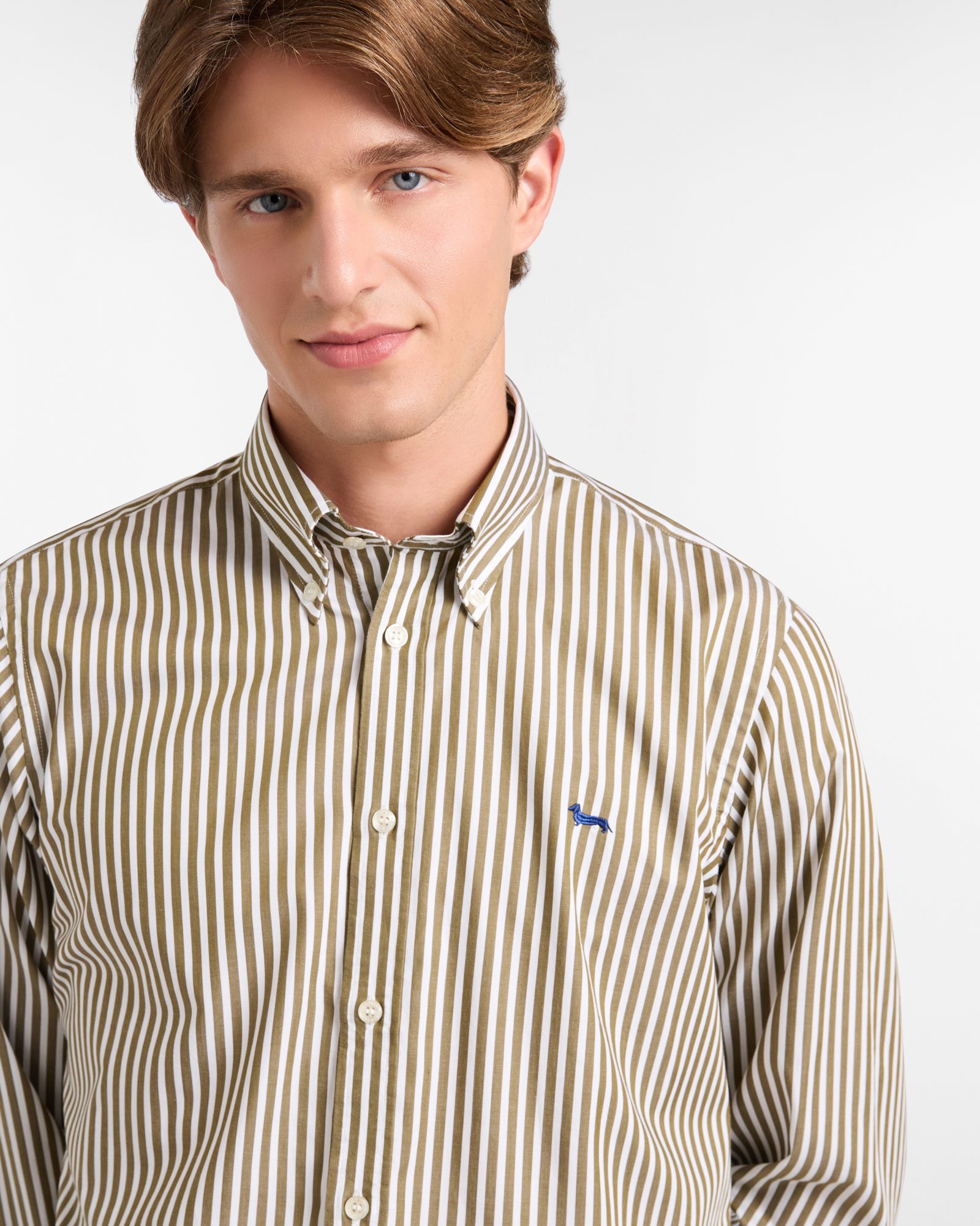 Camicia Verde HARMONT&BLAINE CRP001013477B 613 Uomo 