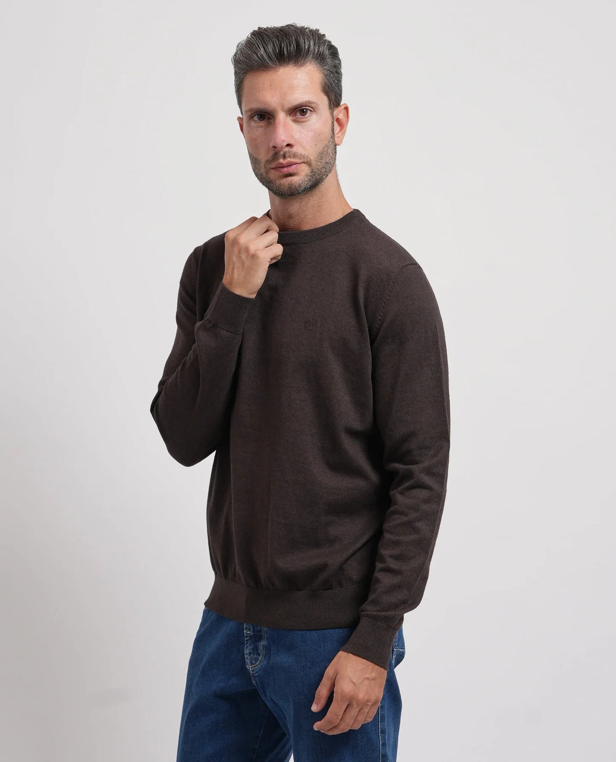 Maglia Marrone BUGATTI 7400 25520F 80 Uomo 