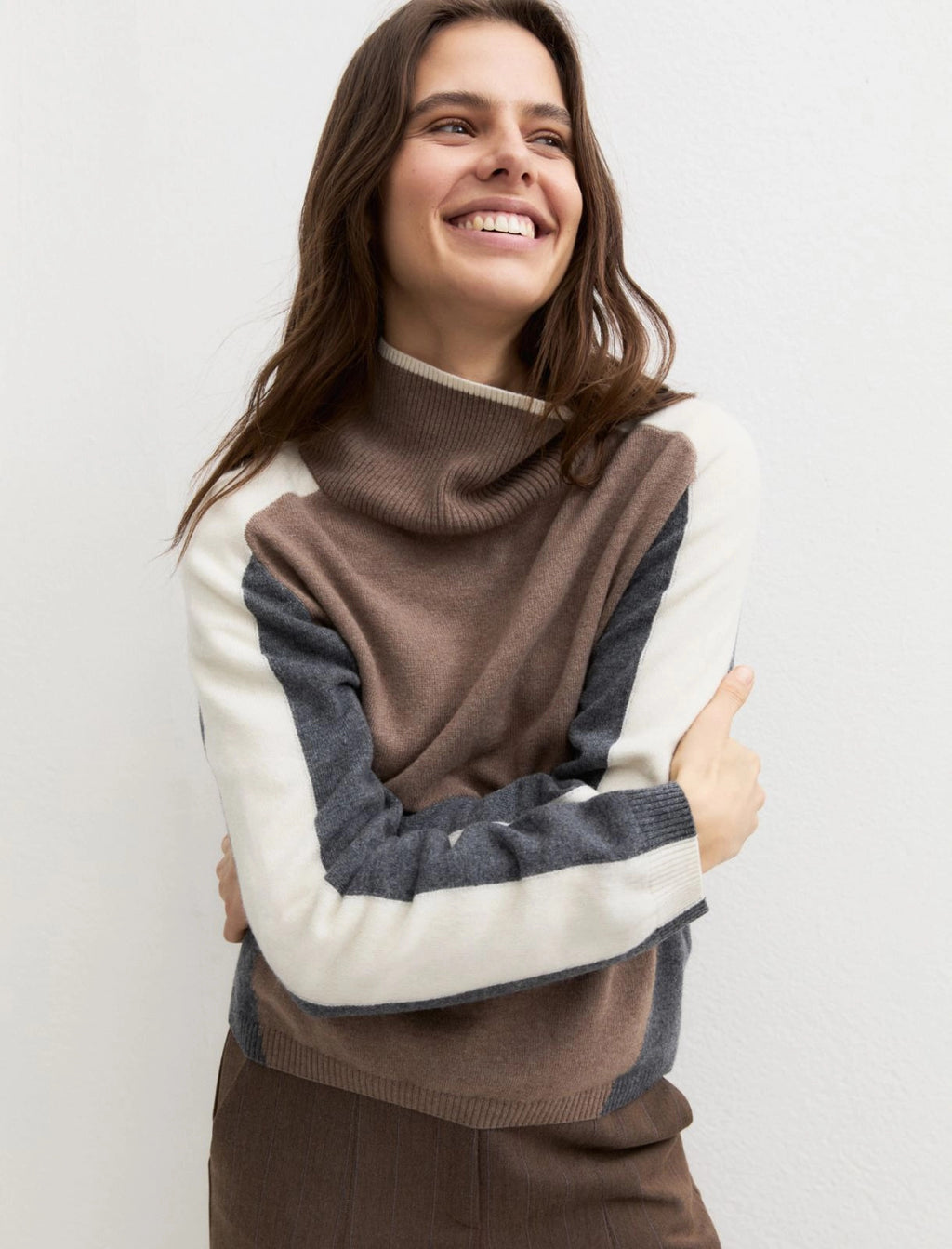 Maglia collo alto Bicolore EMME MARELLA EMMBABA 006 Donna 