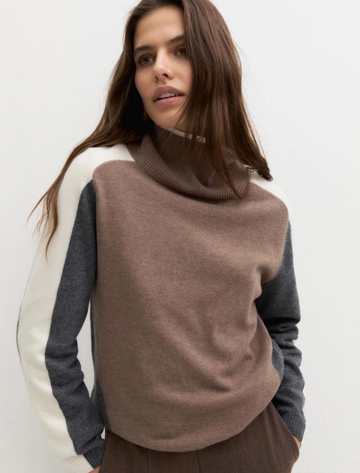 Maglia collo alto Bicolore EMME MARELLA EMMBABA 006 Donna 