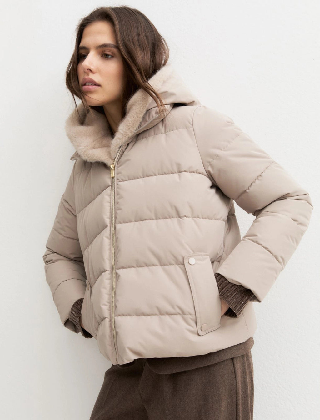 Piumino Sabbia EMME MARELLA EMMCANDORE 001 Donna 