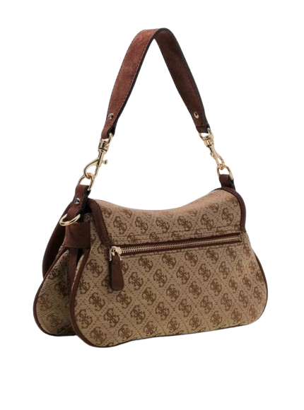Borsa Brown GUESS JG231319 LATTE LOGO Donna 