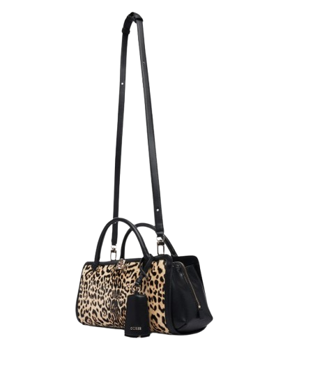 Borsa Beige/nero GUESS LG973406 LEOPARD Donna 