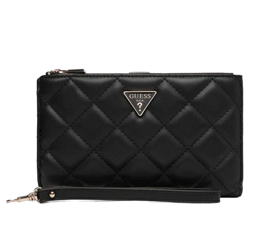 Portafogli Nero GUESS QG2456157 BLACK Donna 
