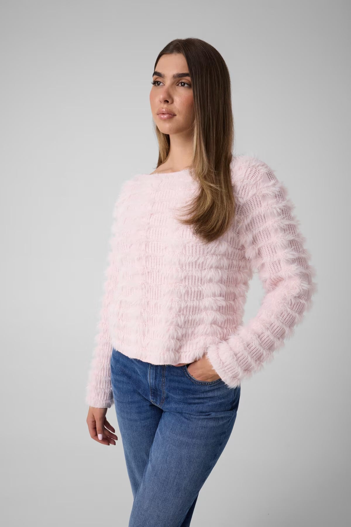 Maglia Rosa GUESS W6BR59Z1564 G106 Donna 