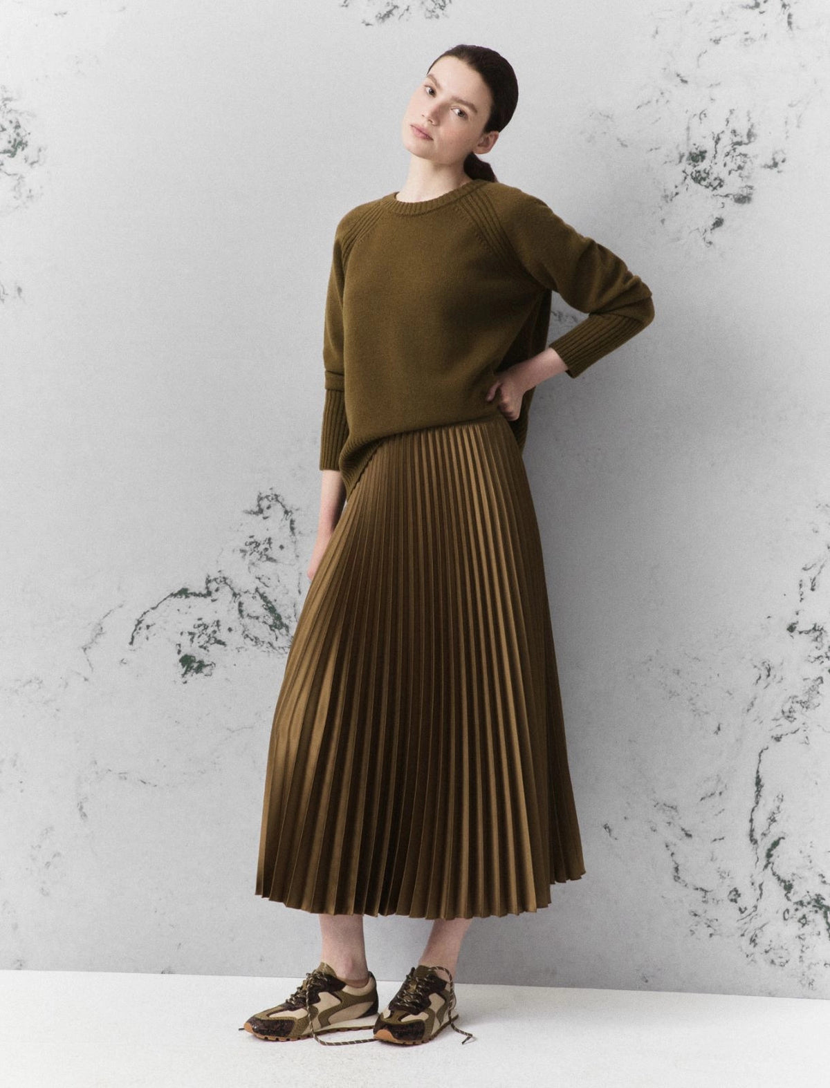 Gonna Verde MARELLA MONOCHROME MLLESODO 004 Donna 