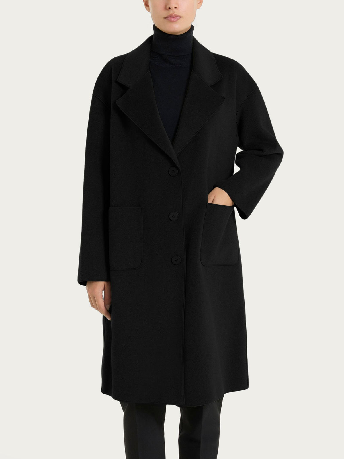 Cappotto Nero RAGNO DQ61KW 020 Donna 