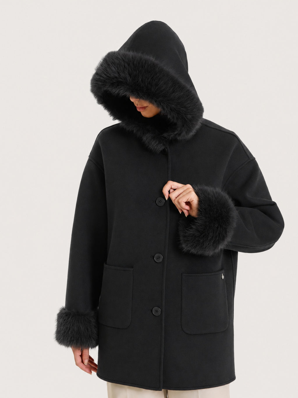 Giaccone Nero RAGNO DT64KU 020 Donna 