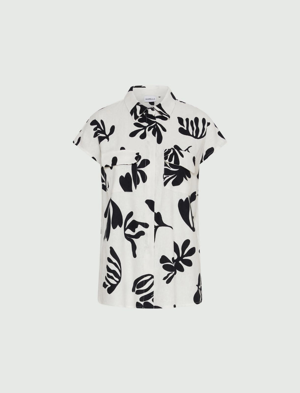 Camicia Bianco/nero MARELLA ADDOTTO 001 Donna 