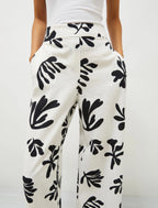 Pantalone Bianco/nero MARELLA ANTIOPE 001 Donna 