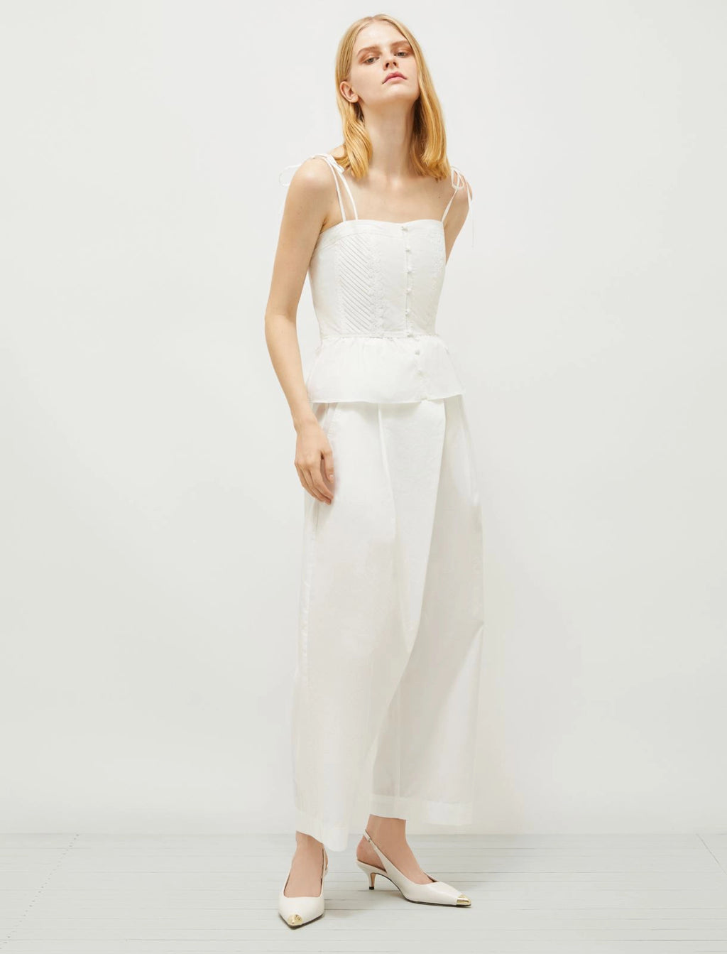 Pantalone Bianco MARELLA EDY 001 Donna 