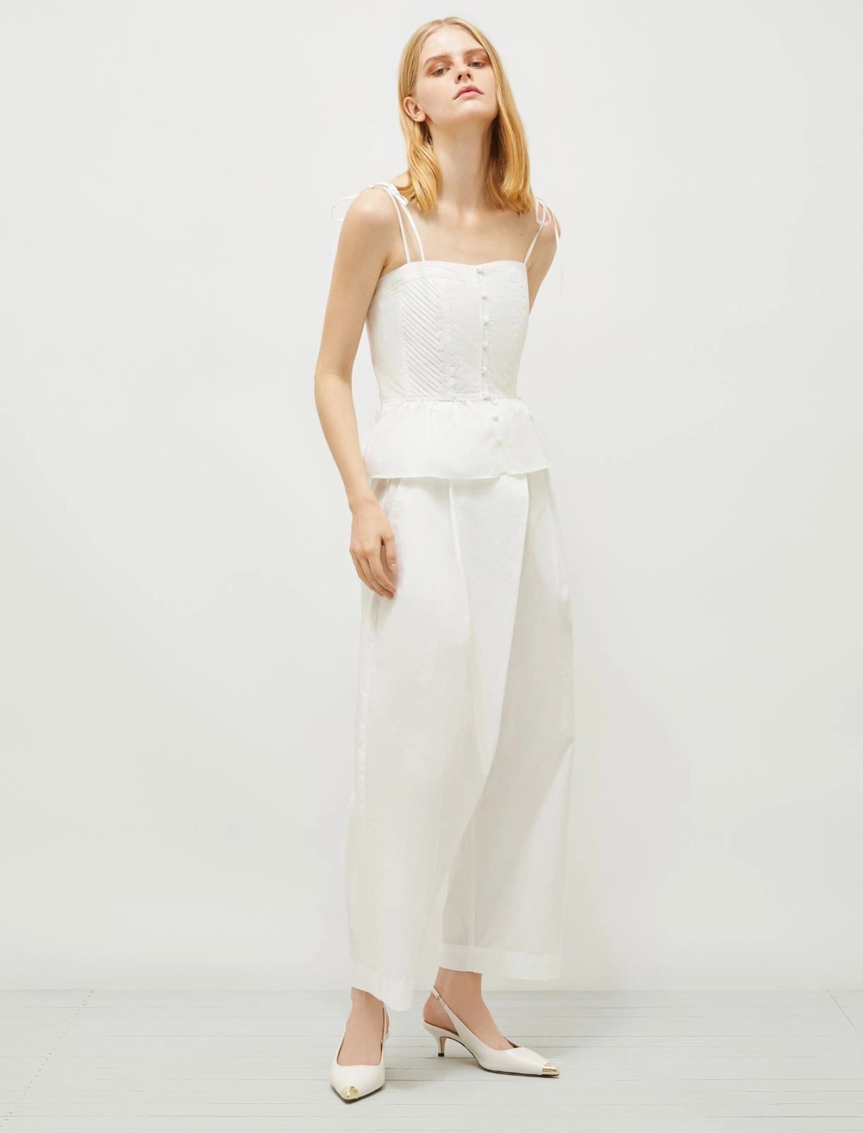 Pantalone Bianco MARELLA EDY 001 Donna 
