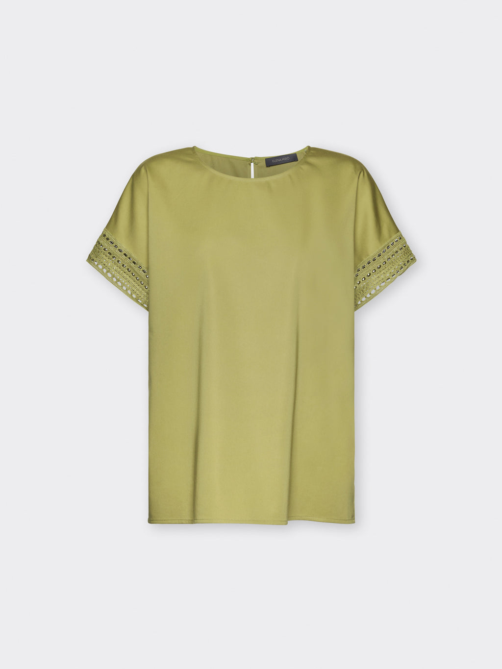 Blusa Verde ELENA MIRO 2163Z 0A5 Donna 