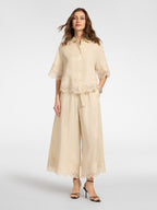 Gonna Avorio ELENA MIRO P184P 002 Donna 