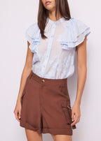 Camicia Celeste GAUDì 45015 2980 Donna 