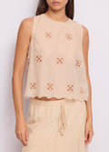 Top Beige GAUDì 45027 61033-01 Donna 