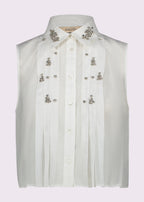 Top Bianco GAUDì 45041 2101 Donna 