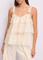 Top Avorio GAUDì 45045 3213 Donna 