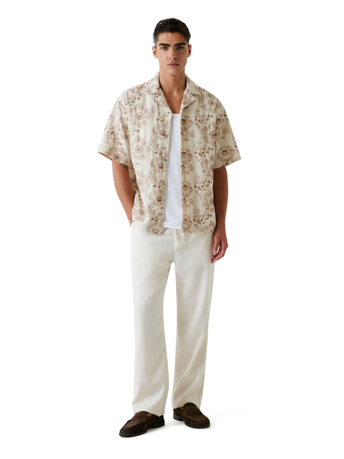 Pantalone Bianco GUESS M6GB15/W2024 G018 Uomo 