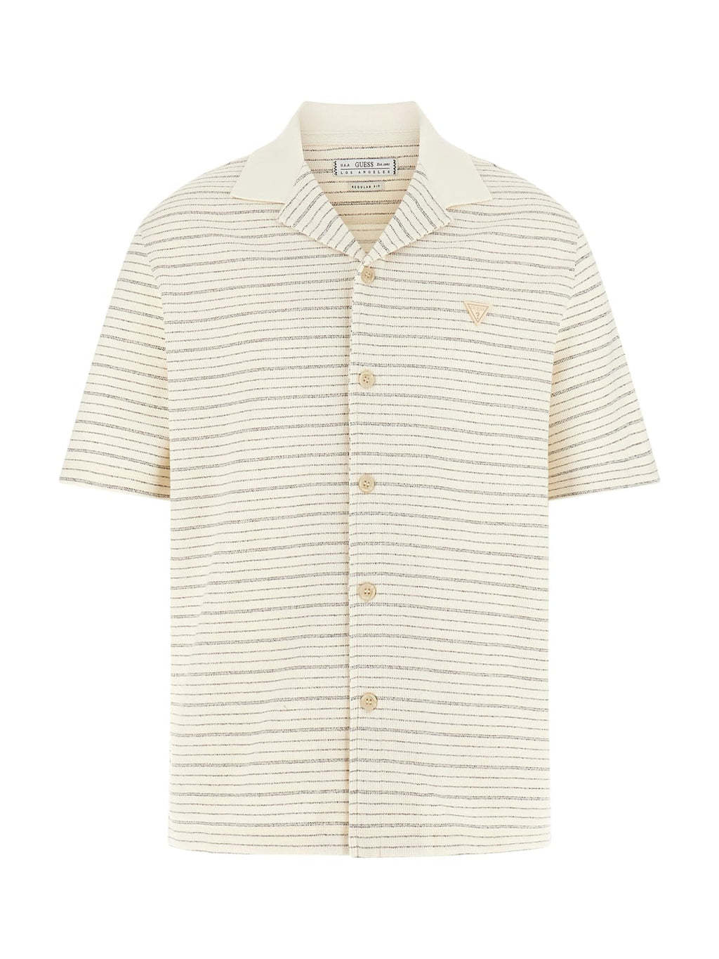 Camicia Avorio GUESS M6GP12/K3105 SM21 Uomo 
