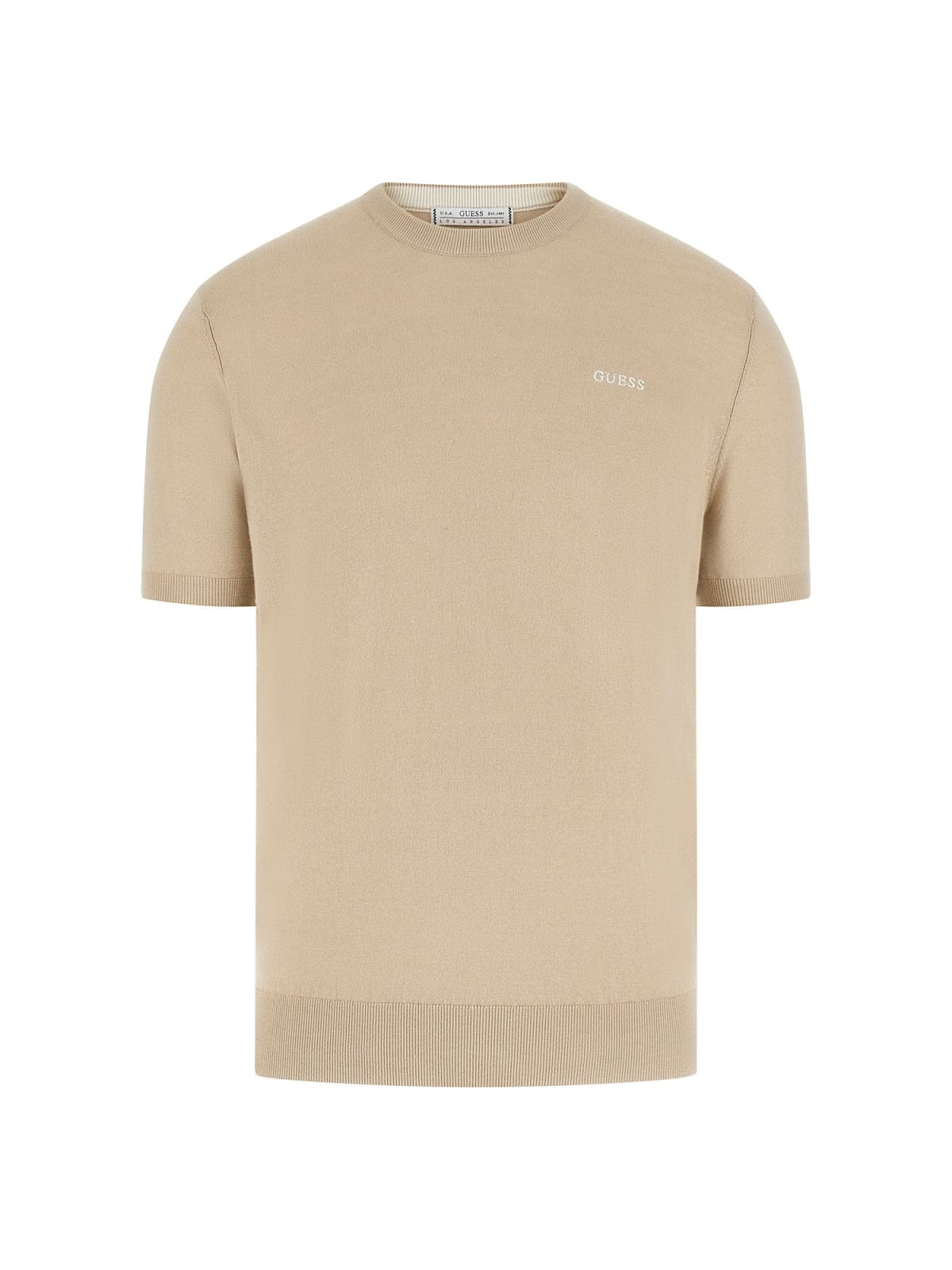 T-shirt Beige GUESS M6GR03/Z0556 G1GA Uomo 