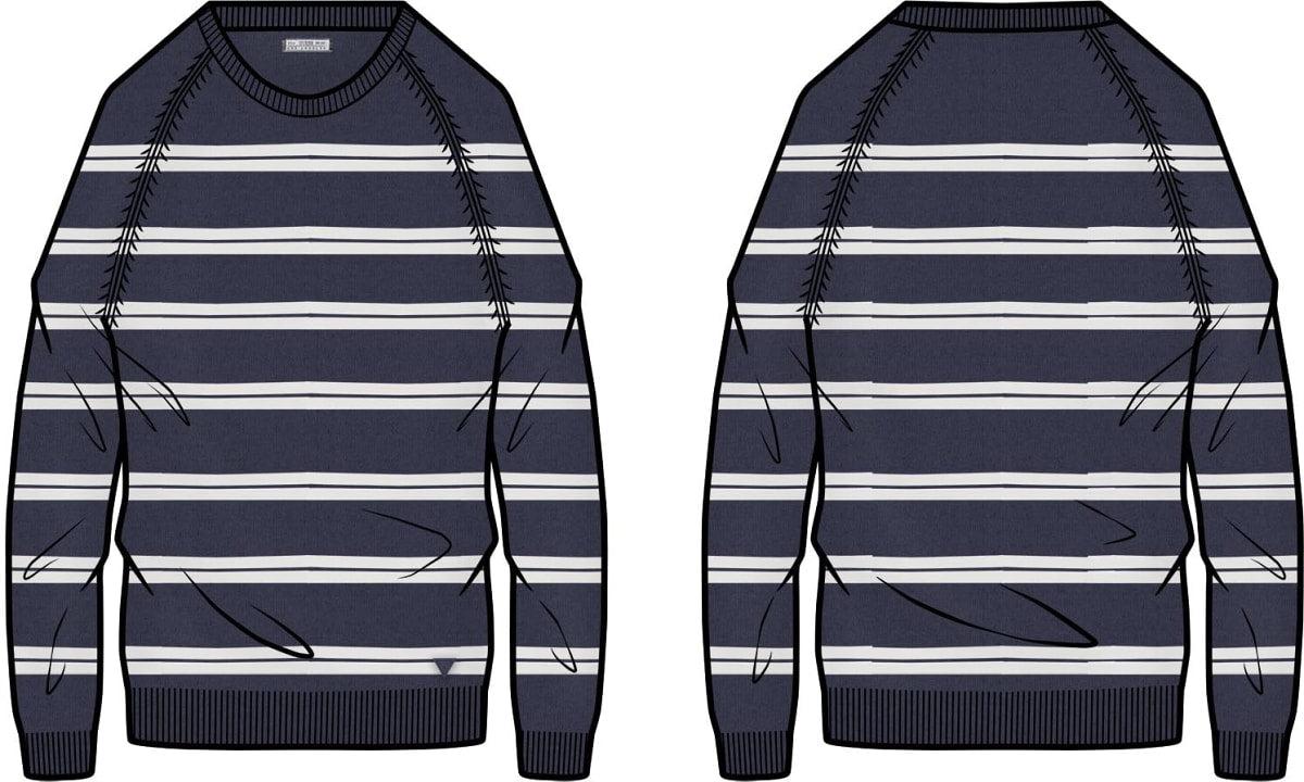 Maglia Blu/bianco GUESS M6GR14/Z0571 S76J Uomo 