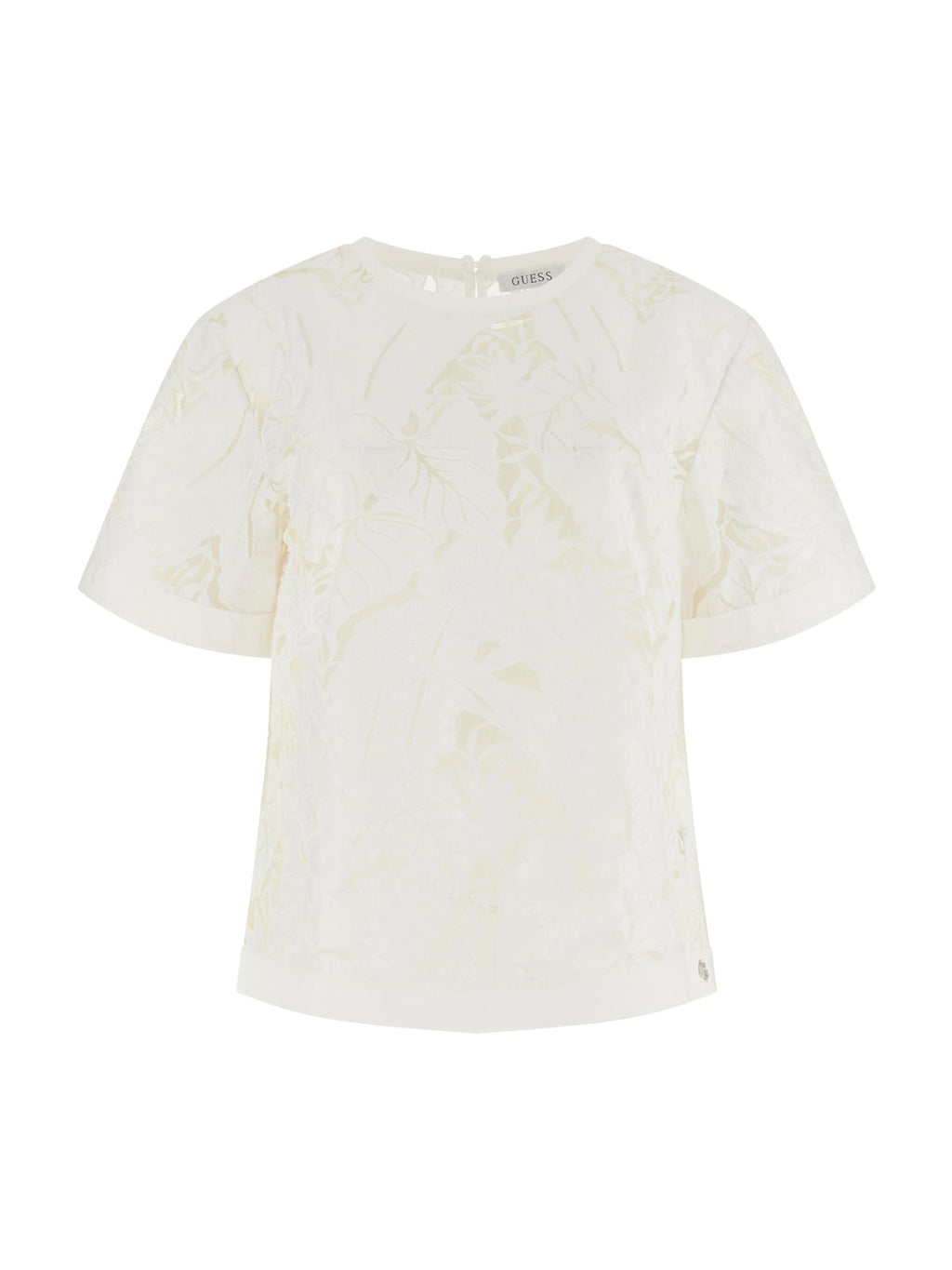 Top Bianco GUESS W6GH41/W1851 G011 Donna 