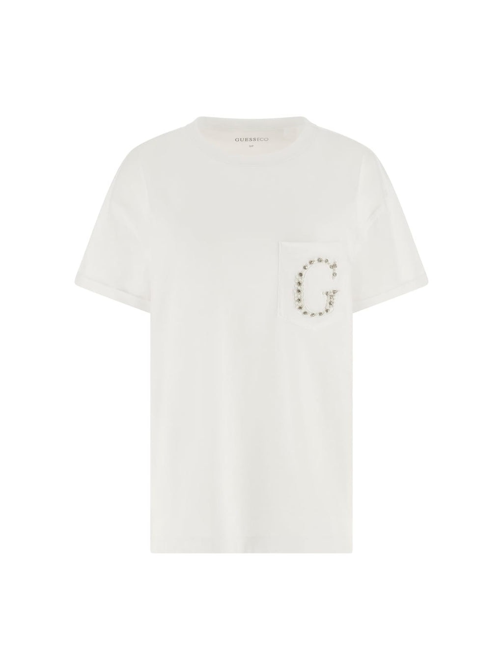 T-shirt Bianco GUESS W6GI17_K3037_ G011 Donna 