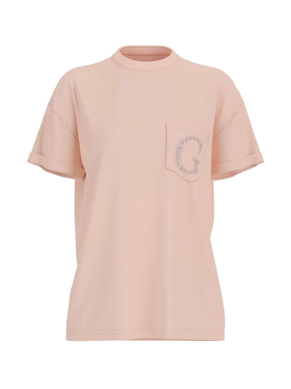 T-shirt Rosa GUESS W6GI17_K3037_ G67C Donna 