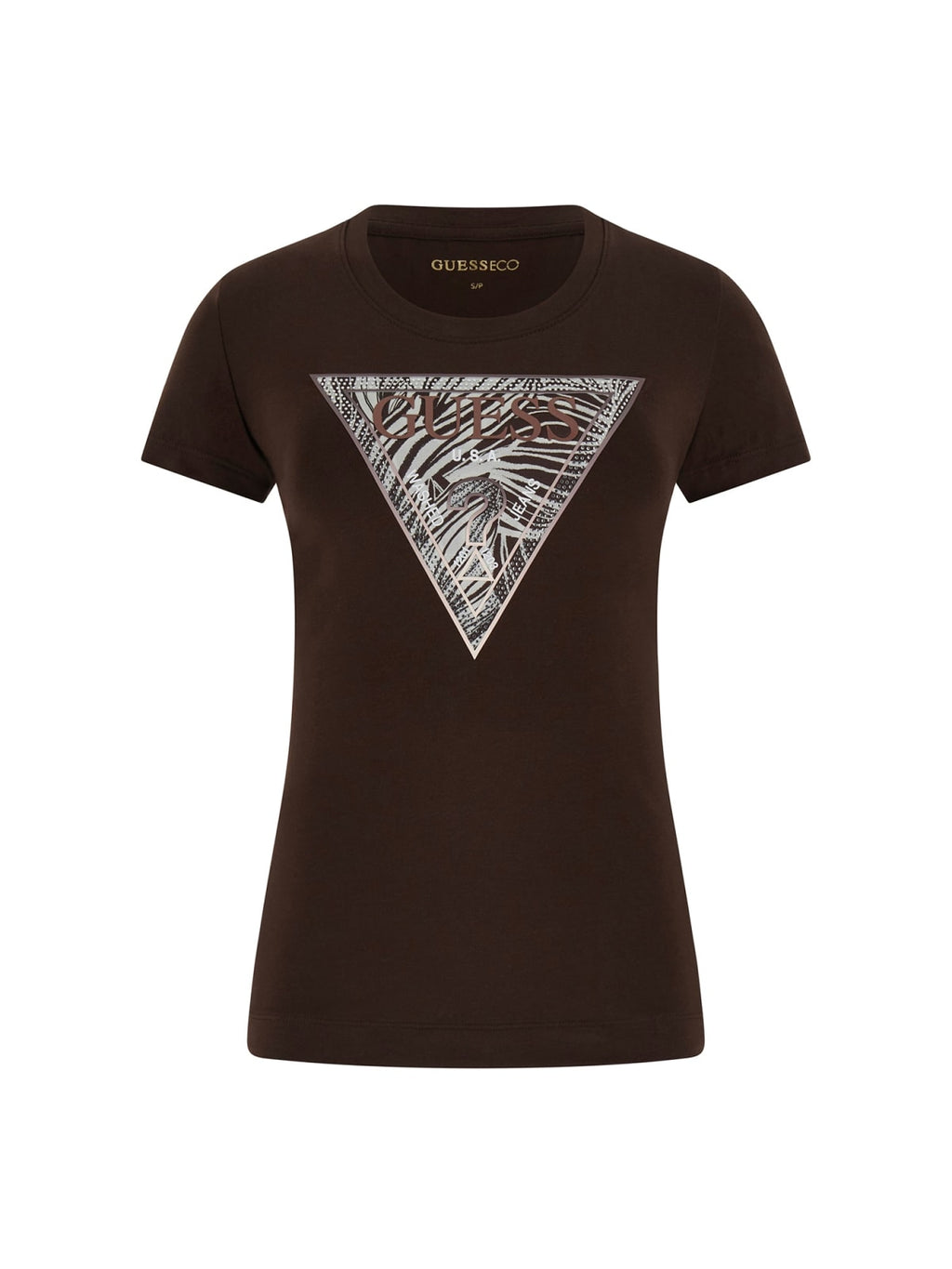 T-shirt Marrone GUESS W6GI19_K3042_ G1EB Donna 