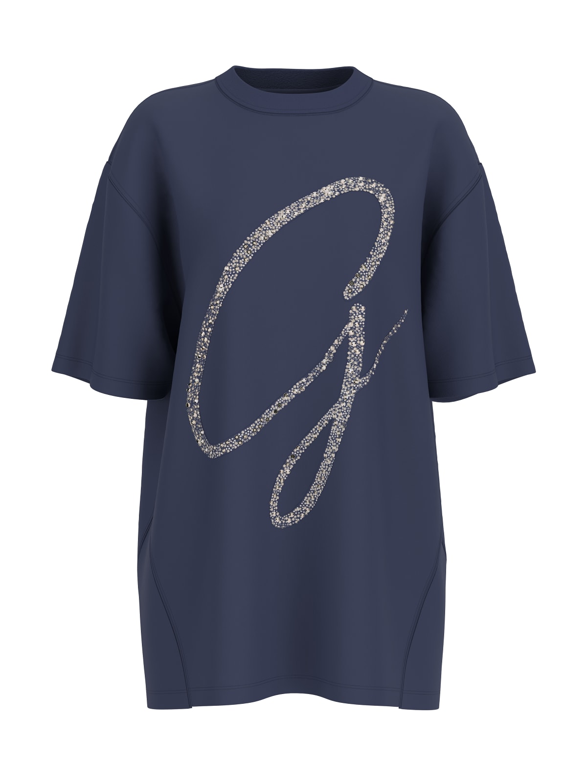 T-shirt Blu GUESS W6GI39_K3478_ G7P1 Donna 