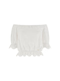 Top Bianco GUESS W6GP19_K2949_ G011 Donna 