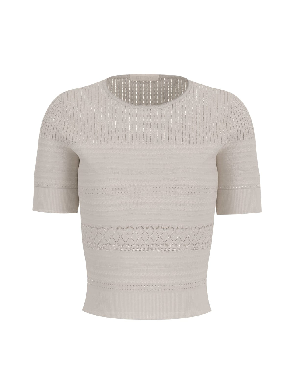 T-shirt Bianco GUESS W6GR16_Z0601_ G012 Donna 