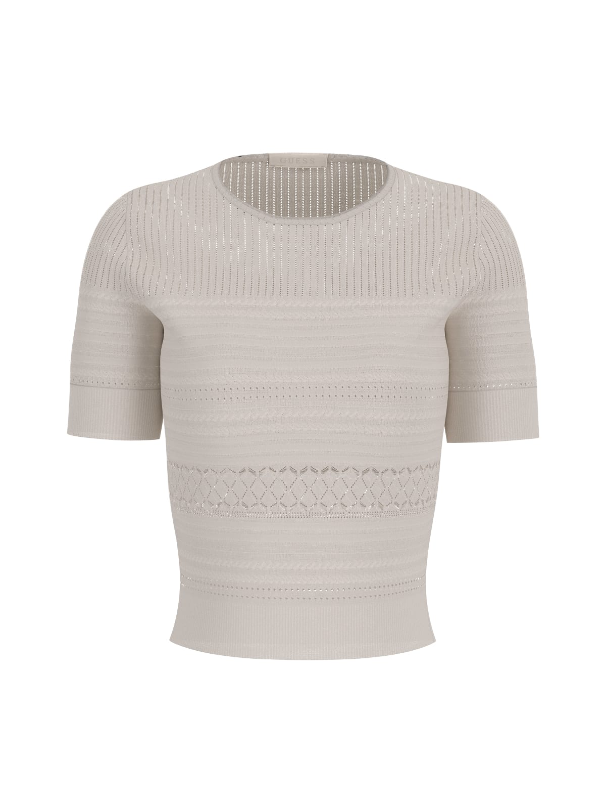T-shirt Bianco GUESS W6GR16_Z0601_ G012 Donna 