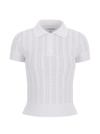 Polo Bianco GUESS W6GR25_Z0672_ G106 Donna 