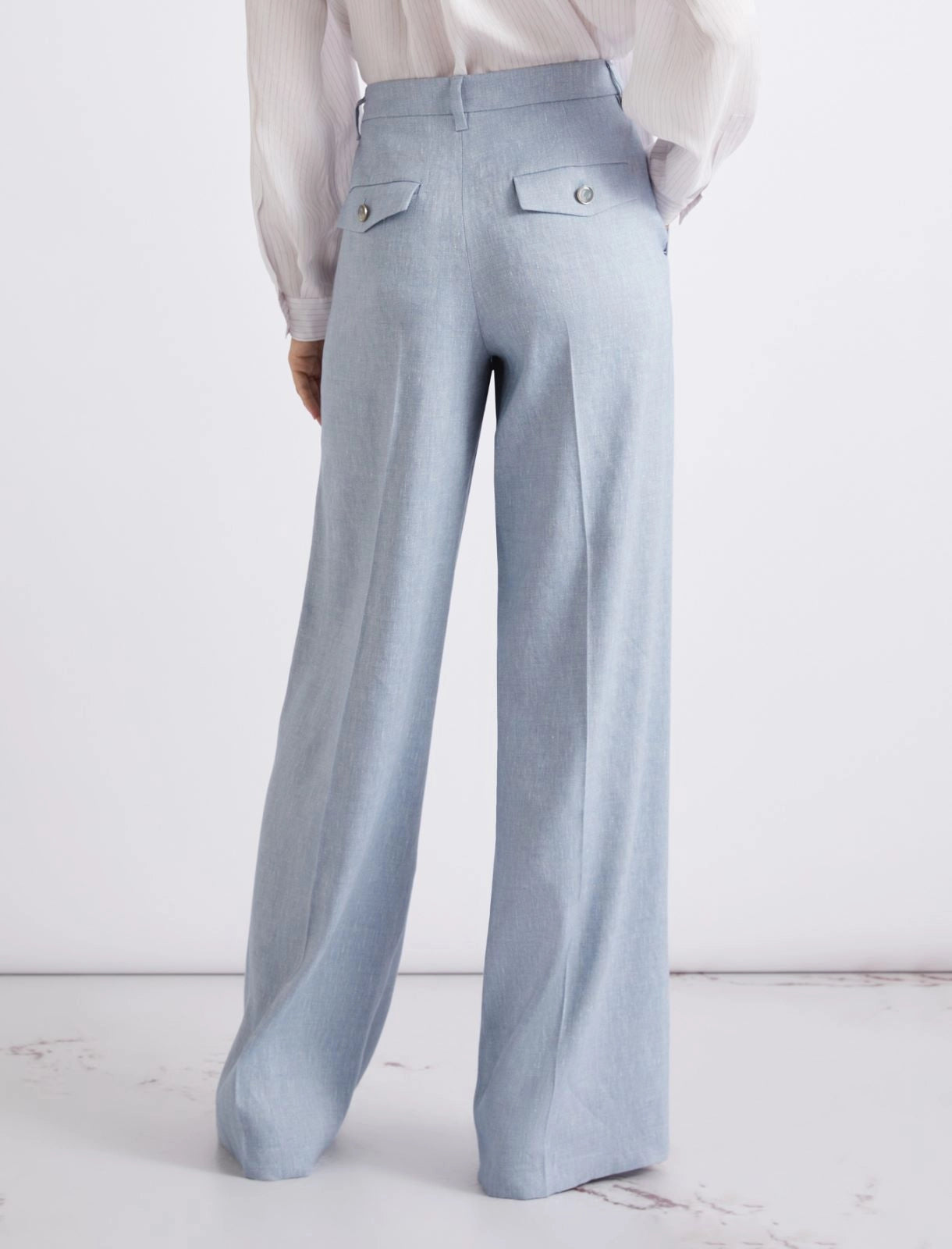 Pantalone Celeste MARELLA LODINO 003 Donna 