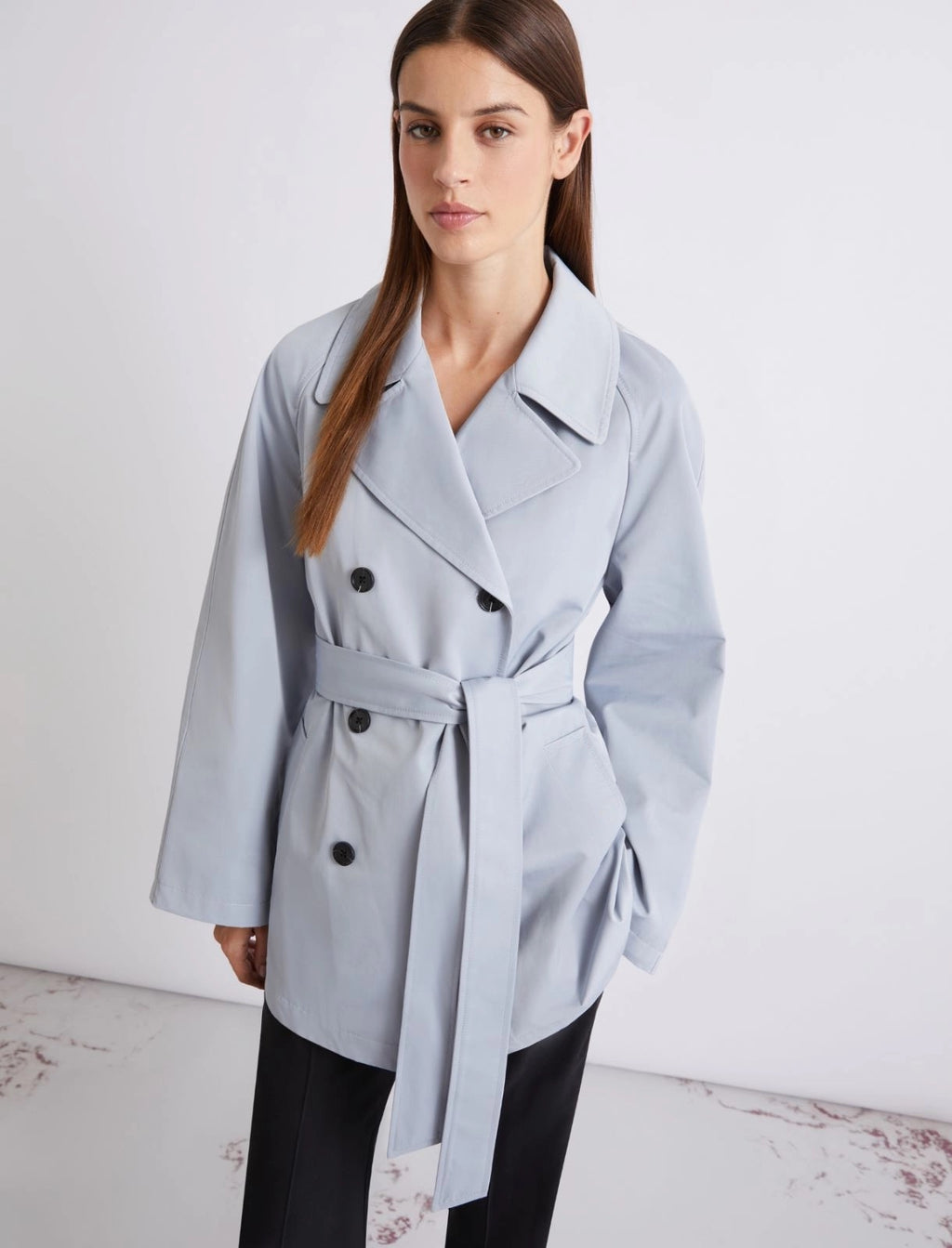Trench Celeste MARELLA LUMIDO 002 Donna 