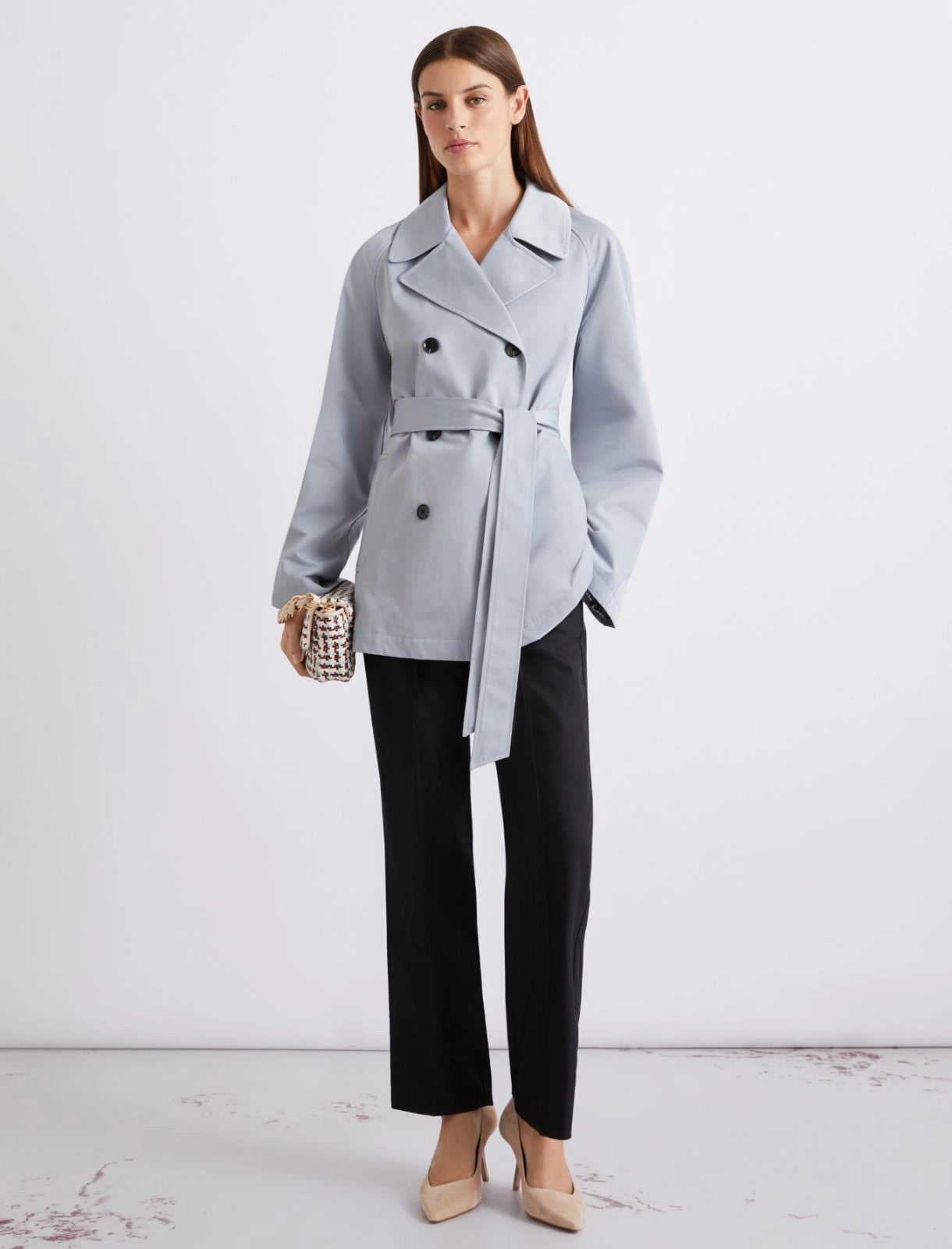 Trench Celeste MARELLA LUMIDO 002 Donna 