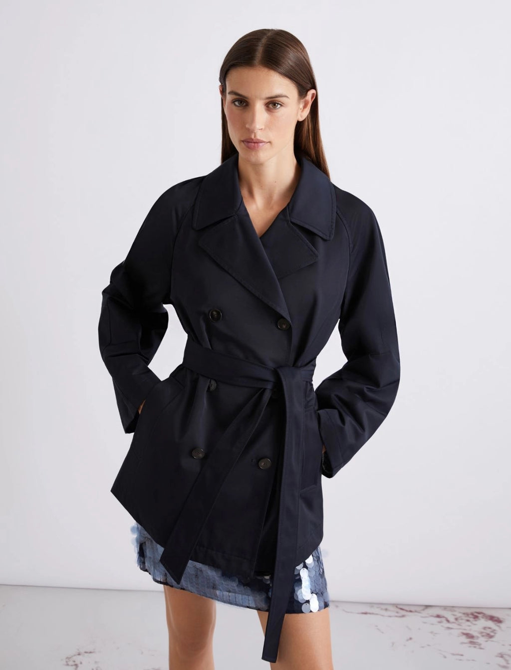Trench Blu MARELLA LUMIDO 005 Donna 