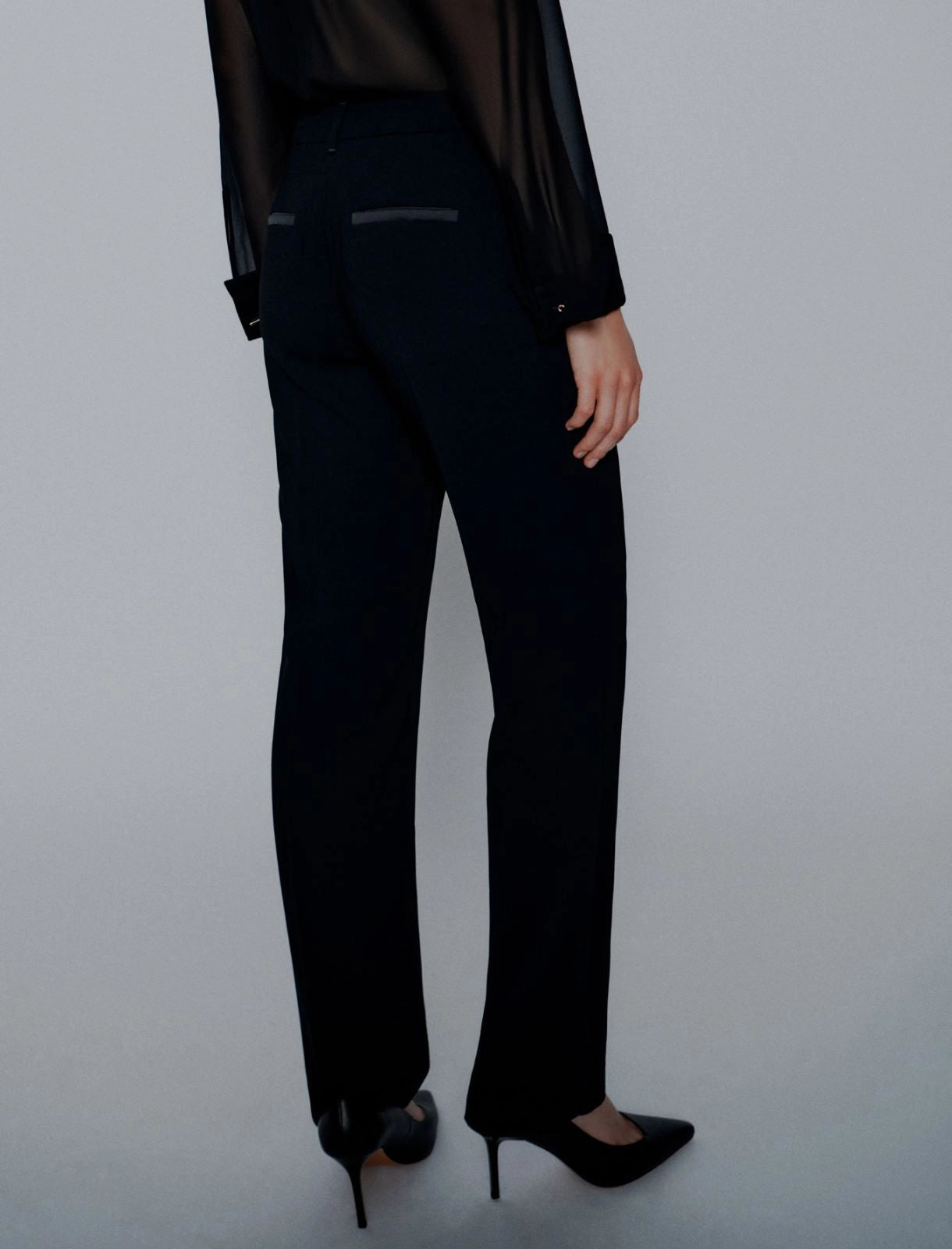 Pantalone Nero MARELLA art.365 TELICA 001 Donna 