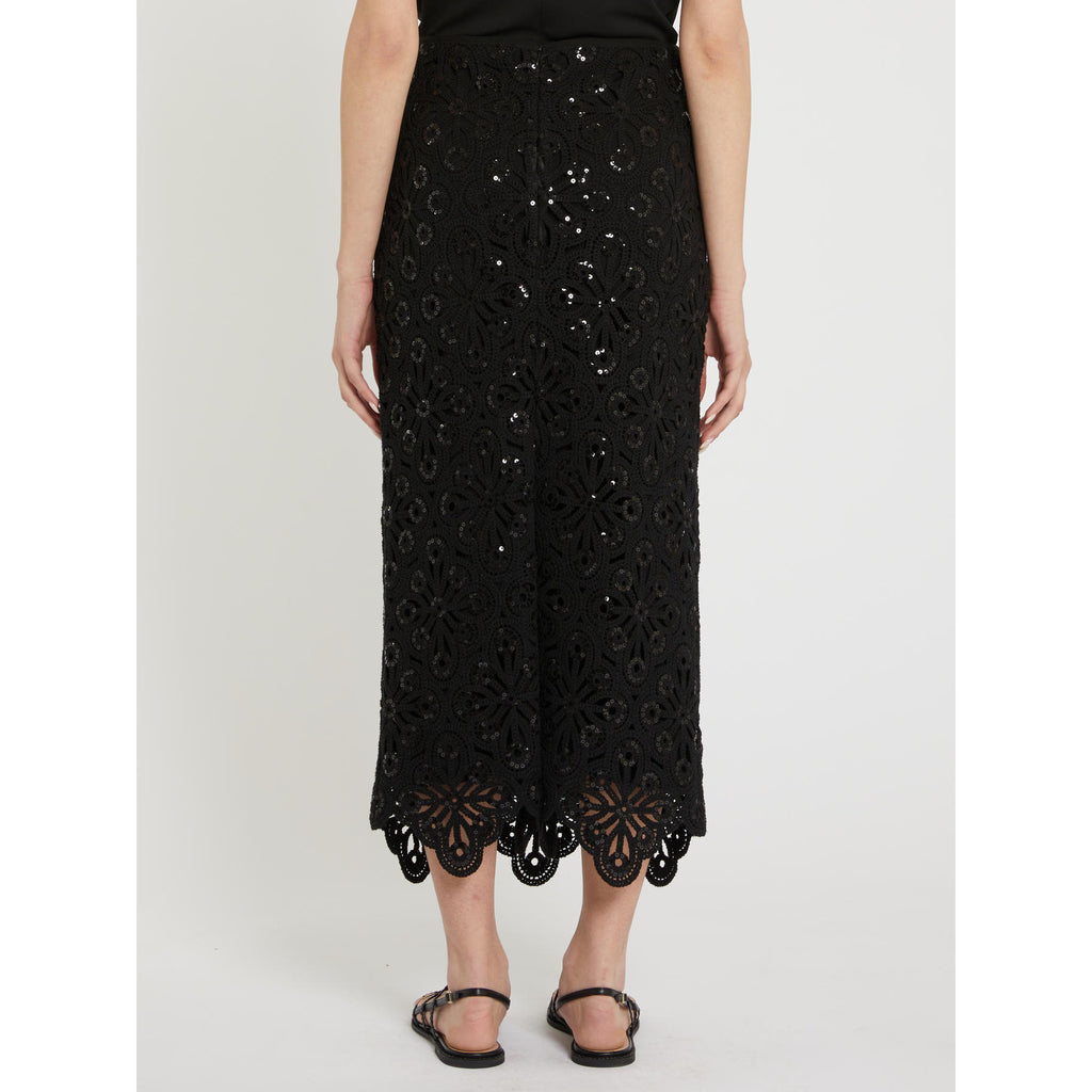 Gonna Nero PENNY BLACK PANDA 002 Donna 