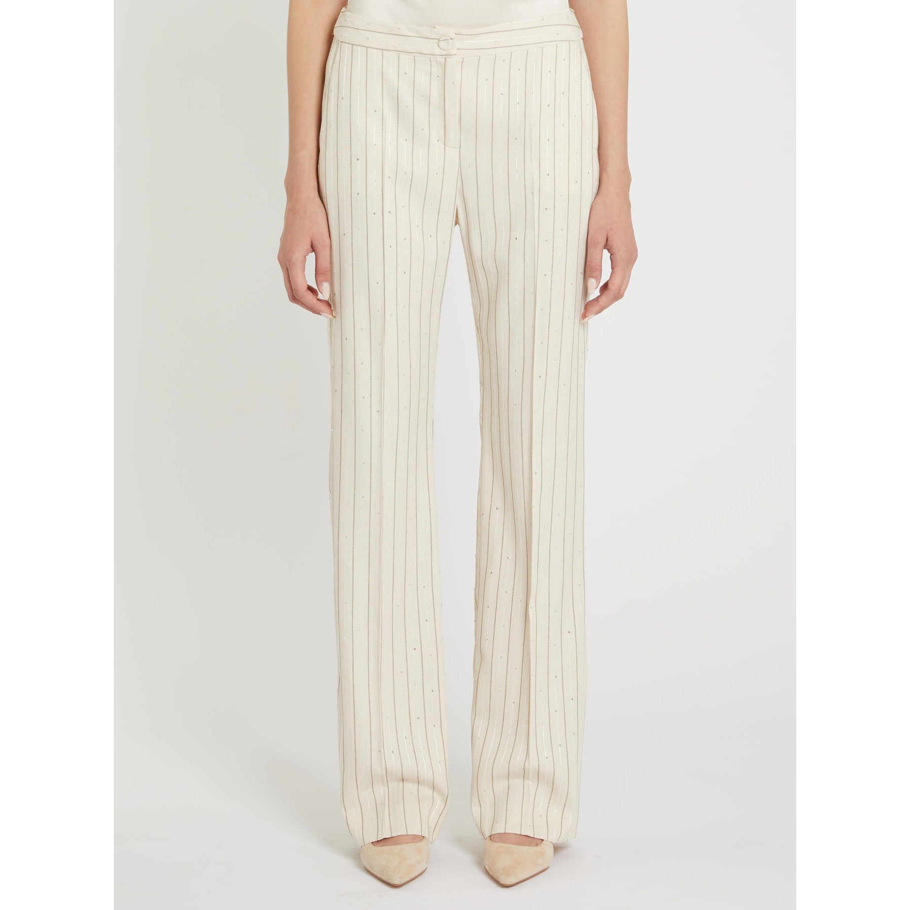 Pantalone Beige PENNY BLACK QUIETE 001 Donna 