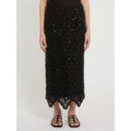 Gonna Nero PENNY BLACK PANDA 002 Donna 