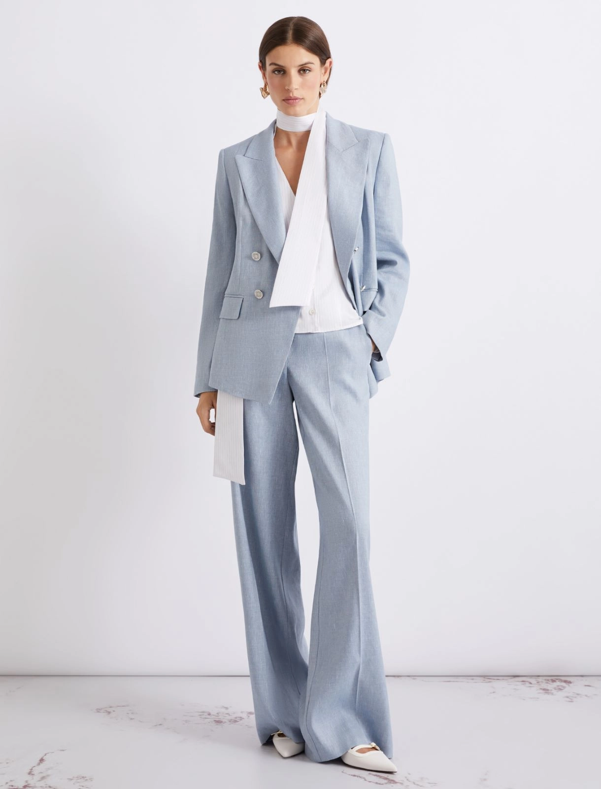 Pantalone Celeste MARELLA LODINO 003 Donna 