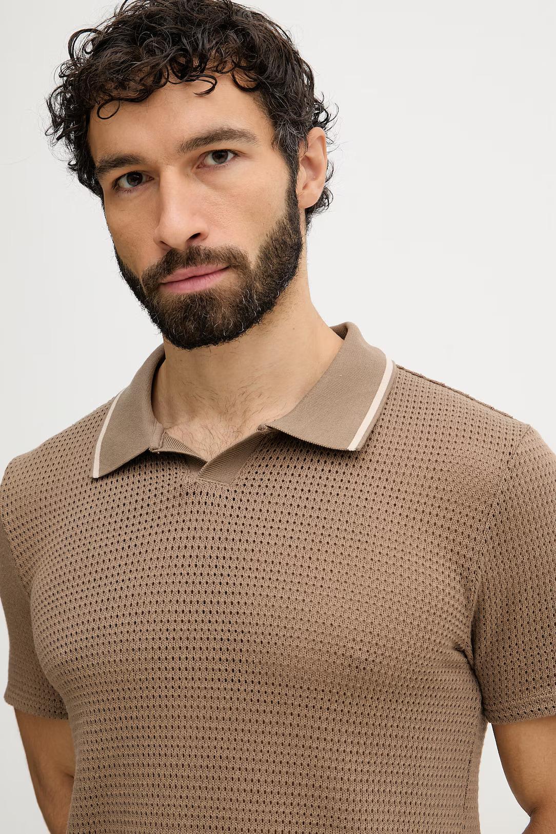 Polo Marrone GUESS M6GP45/K3230 F1KS Uomo 