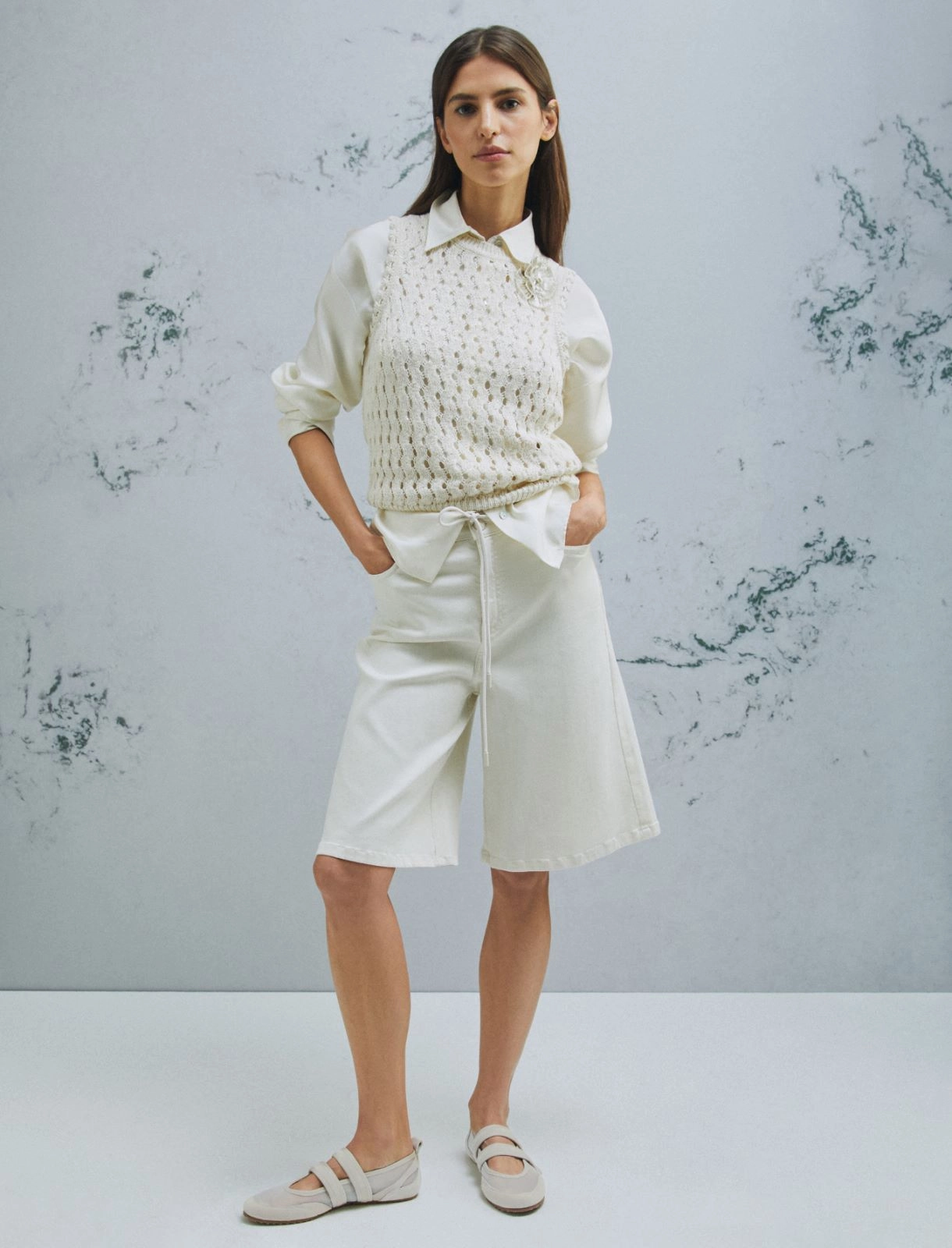 Maglia Donna Beige  Filo MARELLA - Modalternativa
